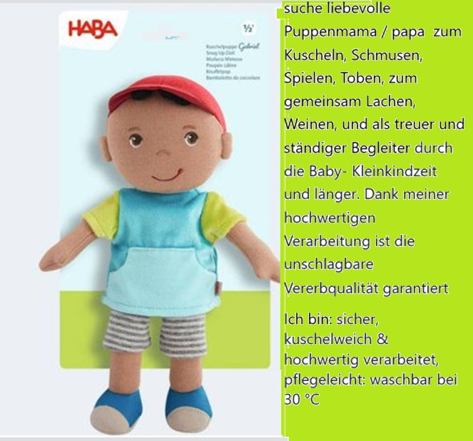 HABA Puppe Gabriel der Entdecker