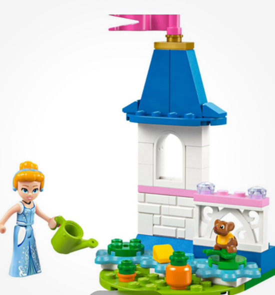30695 LEGO Disney Princess Cinderellas Mini-Gartenschloss + Jacqueline der Maus