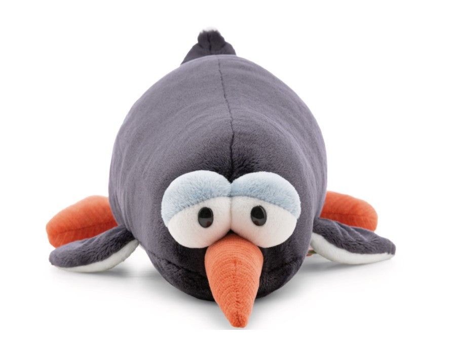 NICI Liegendes Kuscheltier Pinguin Jorge Thunder 20cm aus recycelten Materialien