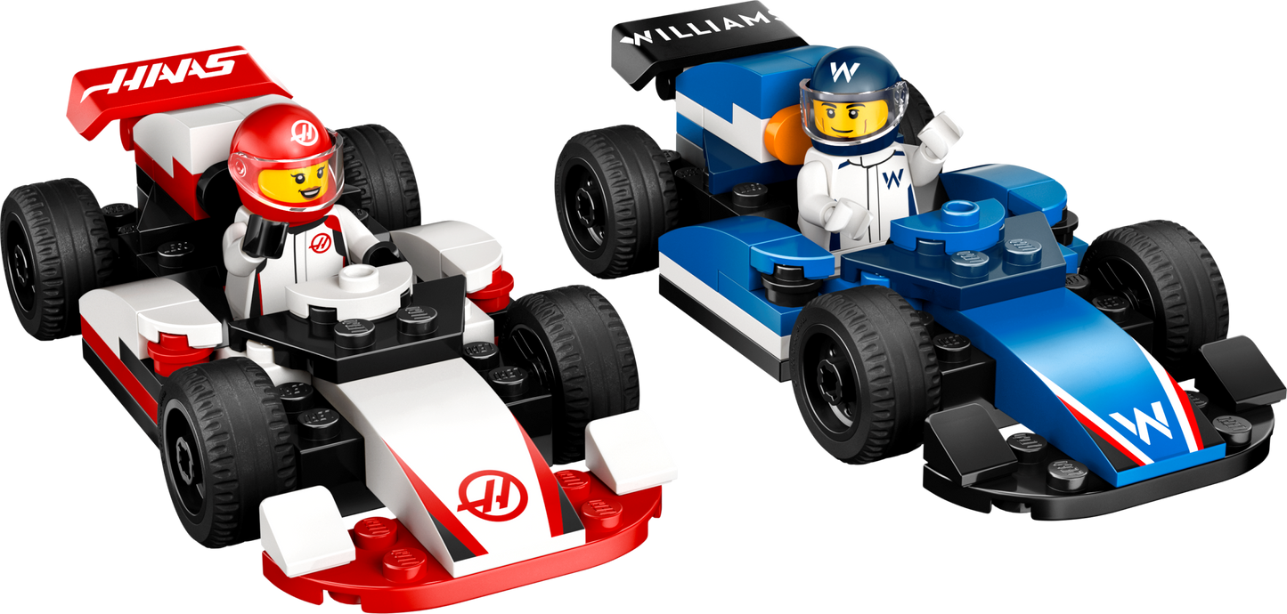 60464 F1® Williams Racing und Haas F1® Rennautos