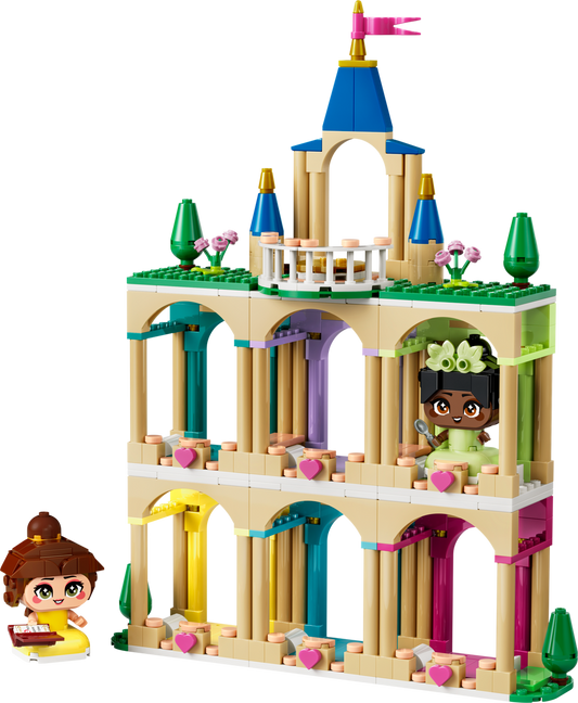 43291 Die Mini-Prinzessinnen Belle und Tiana mit ihrem Schloss