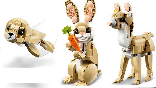 31162 LEGO® Creator 3-in-1 tierischer Bauspaß "Häschen Robben - oder Lama- Baby"