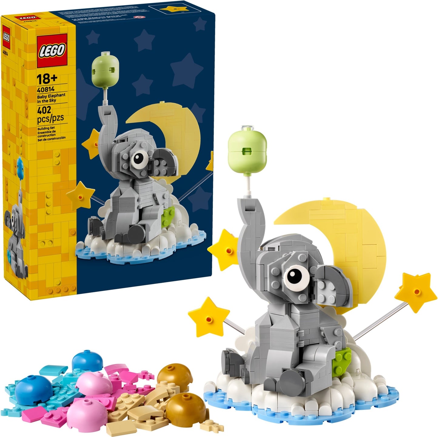 40814 Schwebender Baby-Elefant