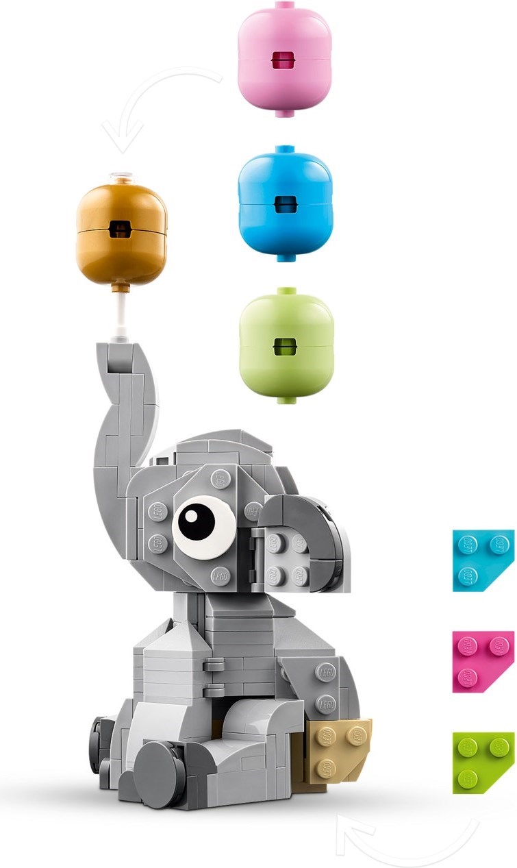 40814 Schwebender Baby-Elefant