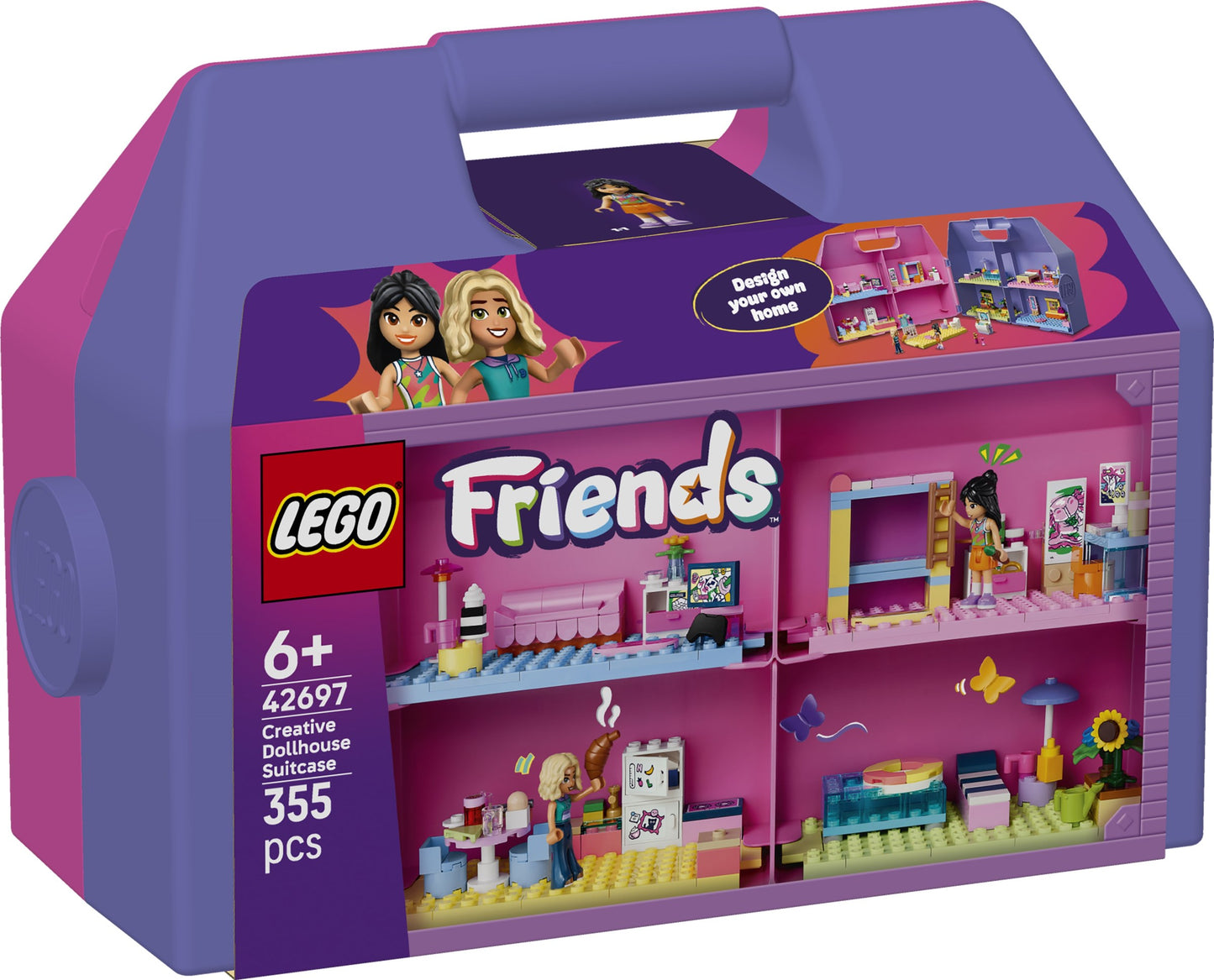 42697 Kreativer Puppenhauskoffer