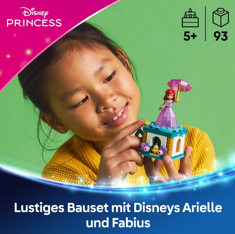 43259 LEGO® Disney Princess Arielle Spieluhr mit  Fabius Minifigur sowie Zubehör