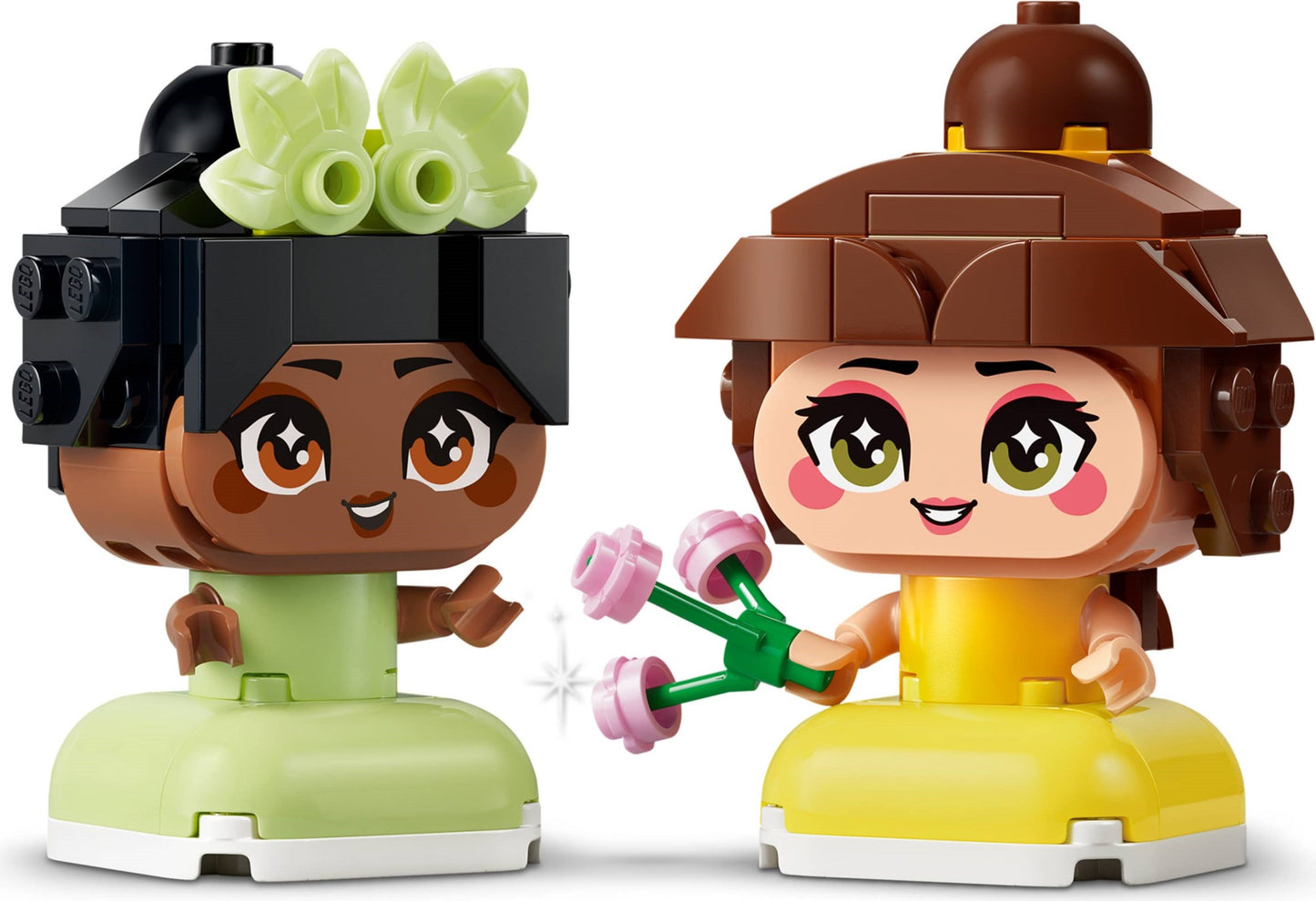 43291 Die Mini-Prinzessinnen Belle und Tiana mit ihrem Schloss