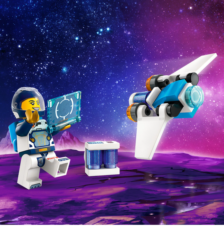 60430 LEGO® CITY SPACE Raumschiff / Space Shuttle + Astronaut und Drohnenroboter