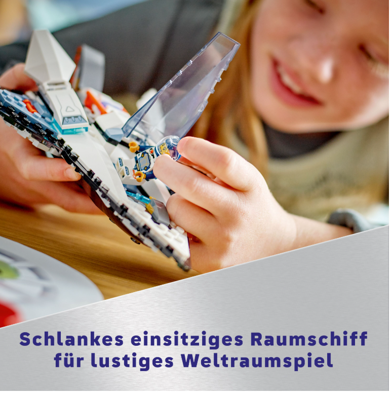 60430 LEGO® CITY SPACE Raumschiff / Space Shuttle + Astronaut und Drohnenroboter