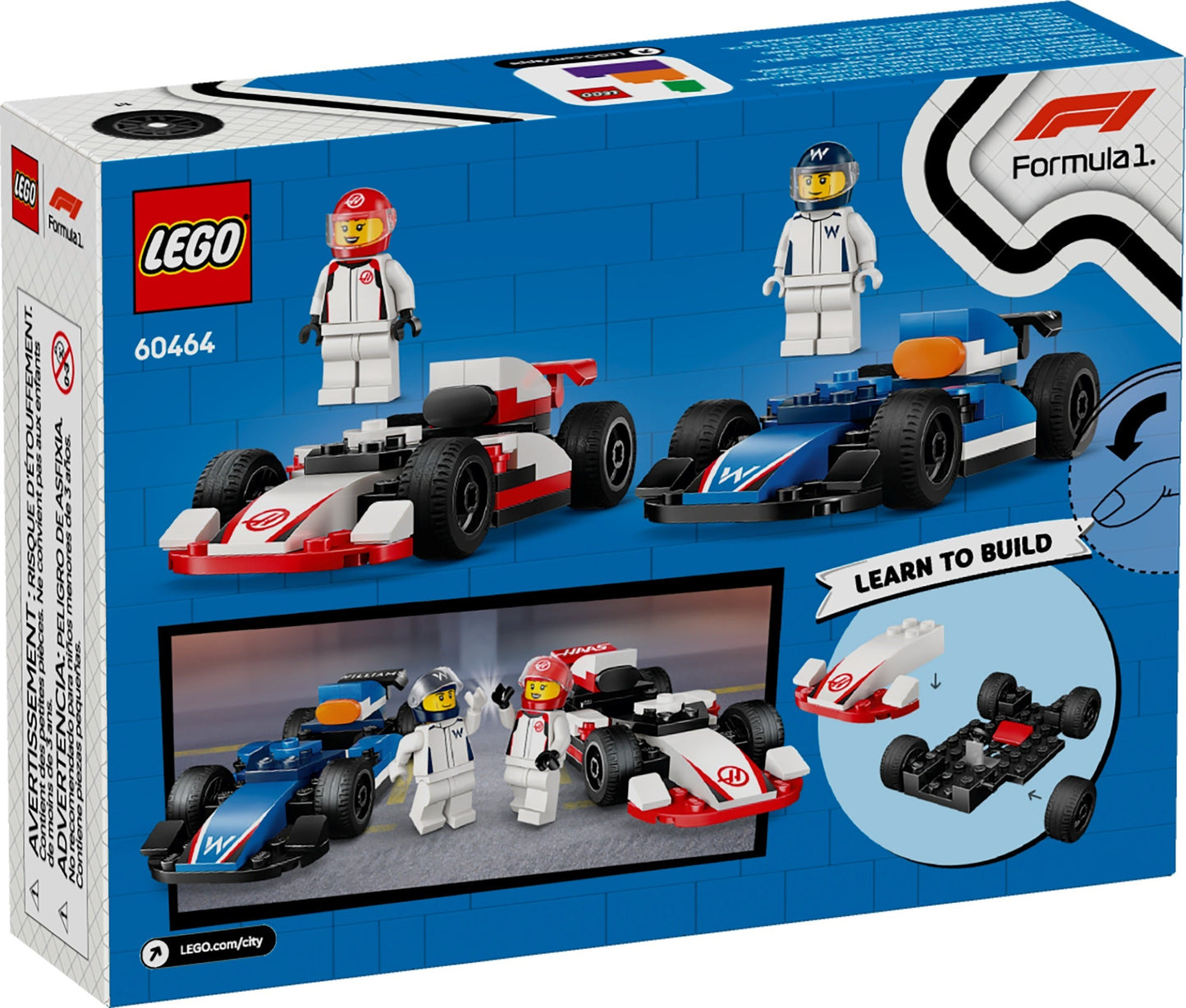 60464 F1® Williams Racing und Haas F1® Rennautos