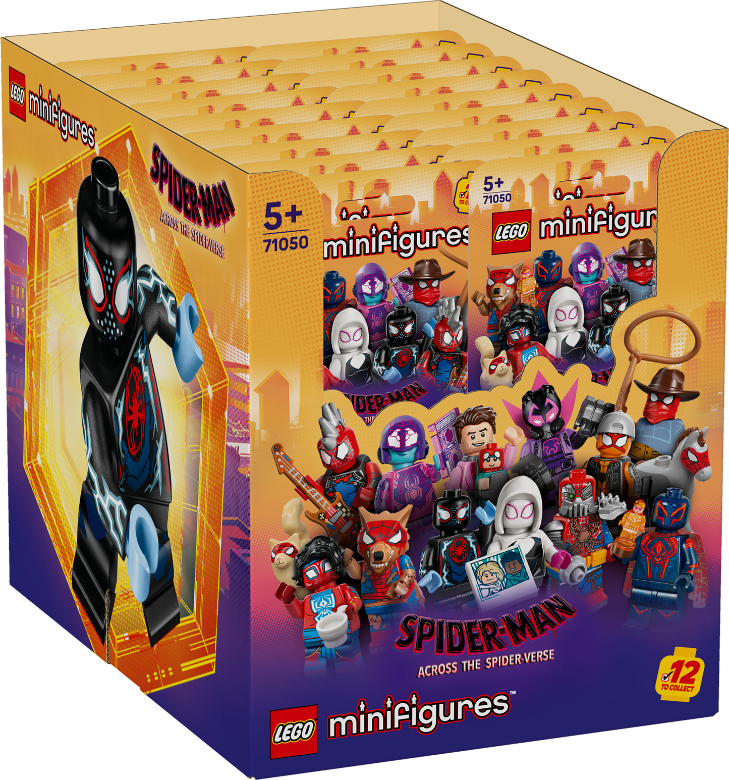 LEGO® Minifiguren Spider-Man: Across the Spider-Verse (71050) - Komplettes Display (36 Packungen)