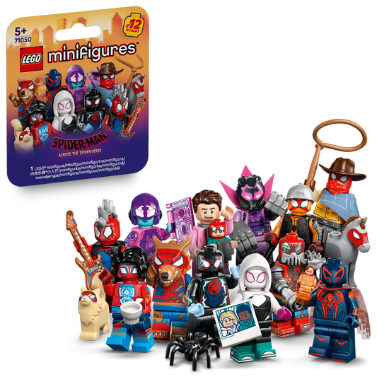 LEGO® Minifiguren Spider-Man: Across the Spider-Verse (71050) - Komplettes Set aus 12 Figuren