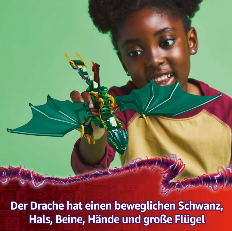 71829 LEGO® NINJAGO Lloyds grüner Walddrache Drache +2 Minifiguren + Babydrache