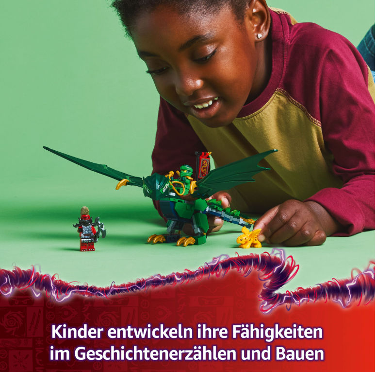 71829 LEGO® NINJAGO Lloyds grüner Walddrache Drache +2 Minifiguren + Babydrache