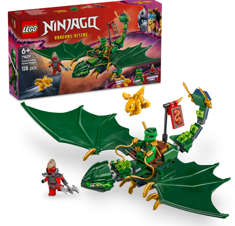 71829 LEGO® NINJAGO Lloyds grüner Walddrache Drache +2 Minifiguren + Babydrache