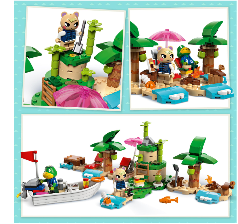 77048 LEGO® Animal Crossing Käptens Insel-Bootstour mit Eichhörnchen Huschke