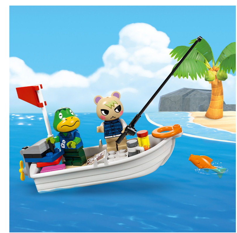 77048 LEGO® Animal Crossing Käptens Insel-Bootstour mit Eichhörnchen Huschke