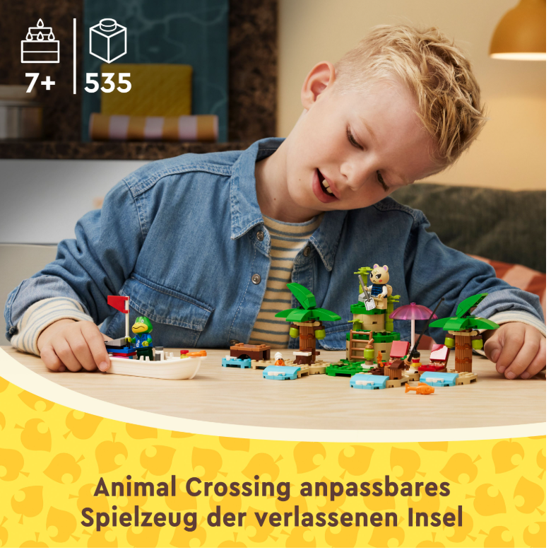 77048 LEGO® Animal Crossing Käptens Insel-Bootstour mit Eichhörnchen Huschke
