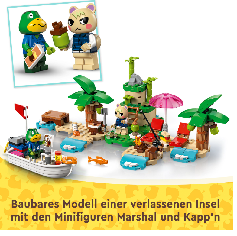 77048 LEGO® Animal Crossing Käptens Insel-Bootstour mit Eichhörnchen Huschke
