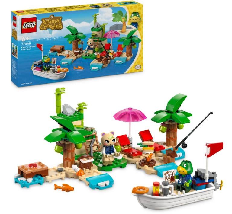 77048 LEGO® Animal Crossing Käptens Insel-Bootstour mit Eichhörnchen Huschke