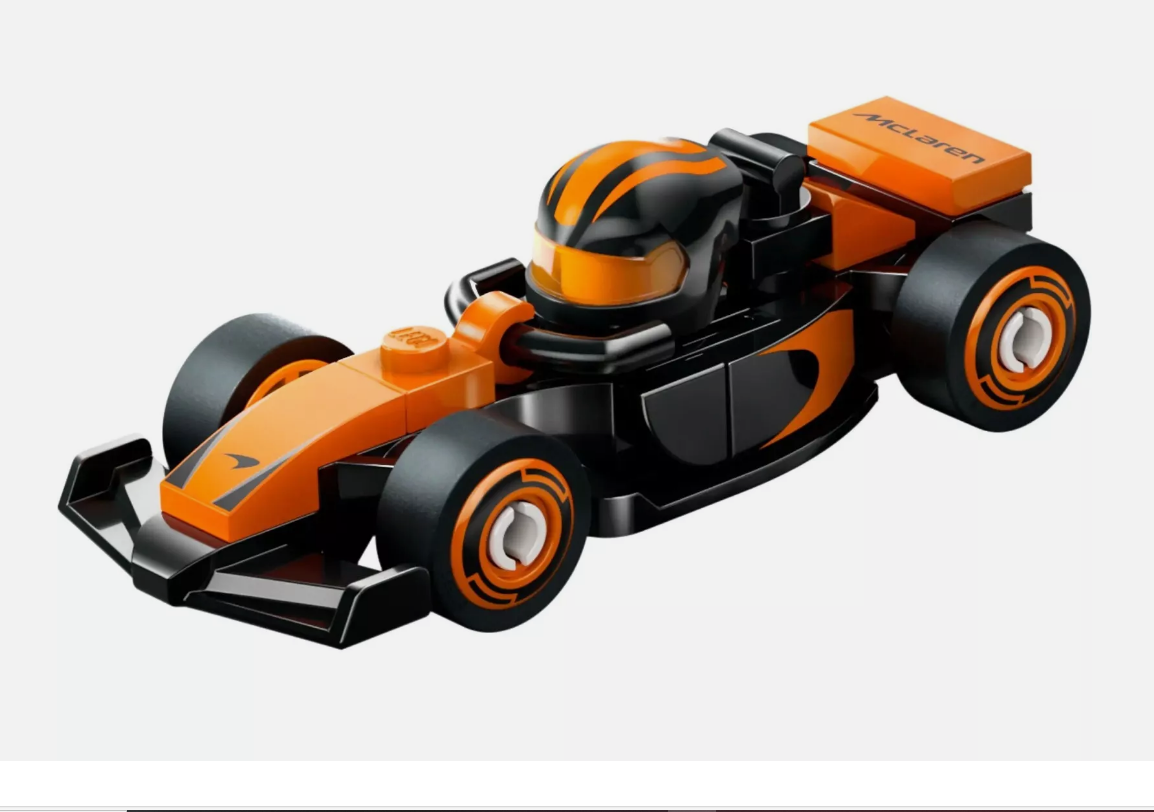 Lego F1 Rennwagen Serie mit 12 Formel 1 Autos - zum Auswählen