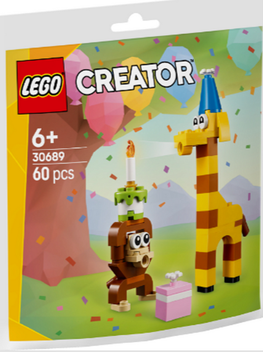30689 LEGO CREATOR Geburtstagsparty Tiere Affe und Giraffe