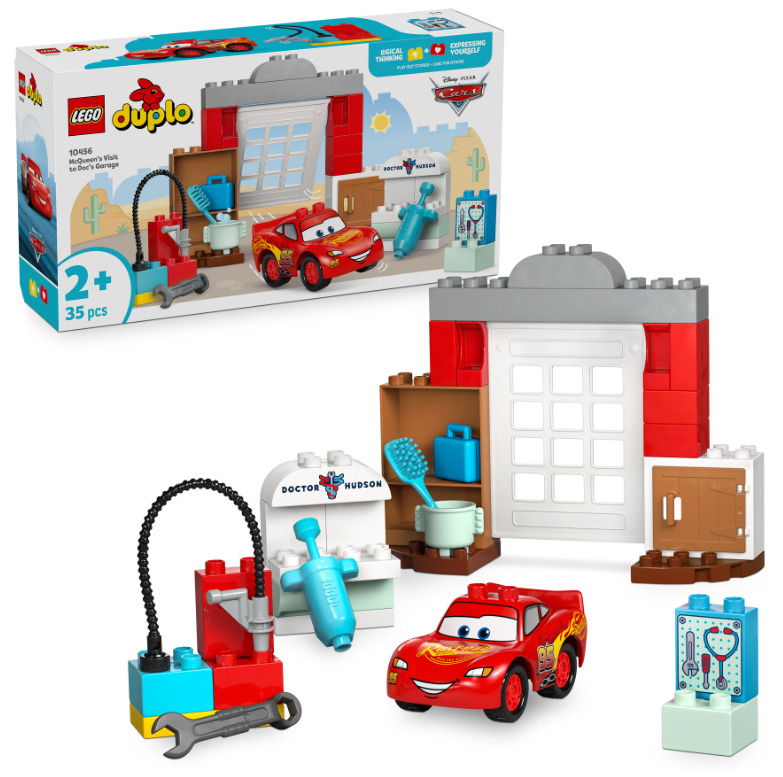 10456 LEGO® DUPLO Disney " McQueens Besuch in Docs Werkstatt " Spielen + Lernen