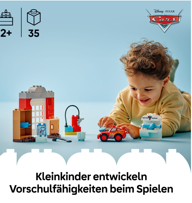 10456 LEGO® DUPLO Disney " McQueens Besuch in Docs Werkstatt " Spielen + Lernen