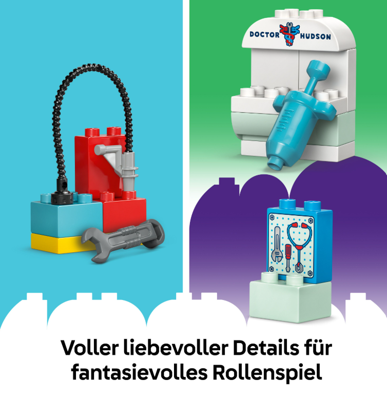 10456 LEGO® DUPLO Disney " McQueens Besuch in Docs Werkstatt " Spielen + Lernen
