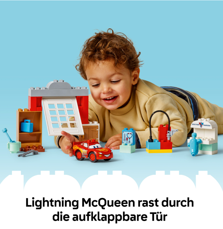 10456 LEGO® DUPLO Disney " McQueens Besuch in Docs Werkstatt " Spielen + Lernen