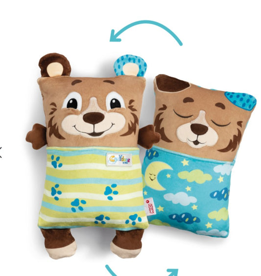 Nici Cosidoos Kuscheltier Bär mit Wendefunktion 30x20cm Cosidoos 2 in 1
