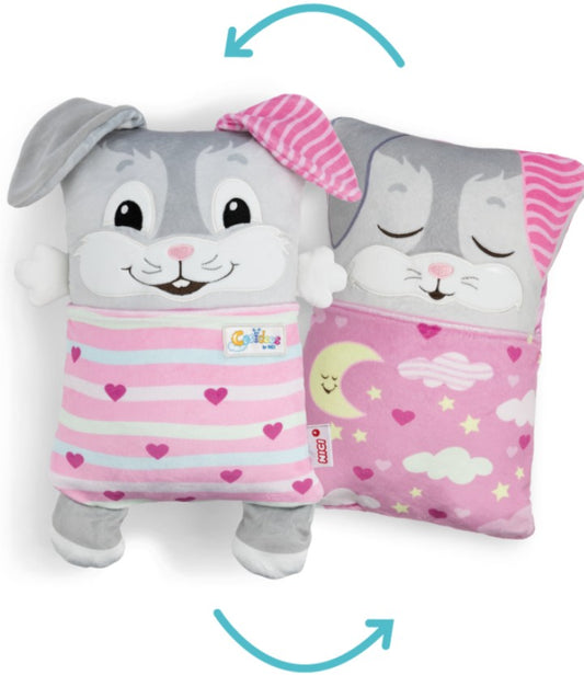 Nici Cosidoos Kuscheltier Hase mit Wendefunktion 30x20cm Cosidoos 2 in 1