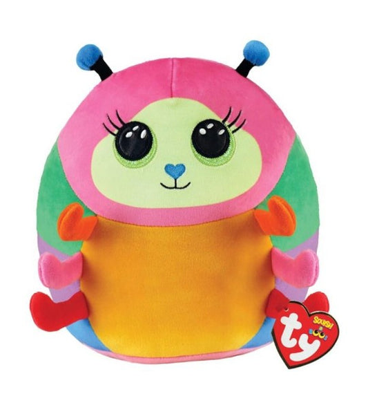 TY Squish‑a‑Boo – Nessa die Raupe - 25 cm