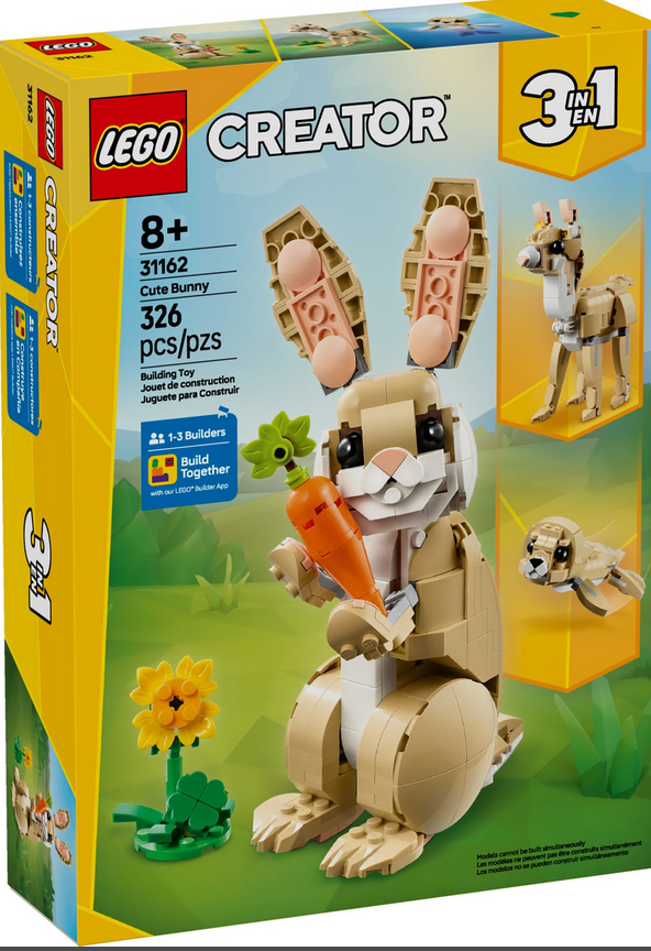 31162 LEGO® Creator 3-in-1 tierischer Bauspaß "Häschen Robben - oder Lama- Baby"