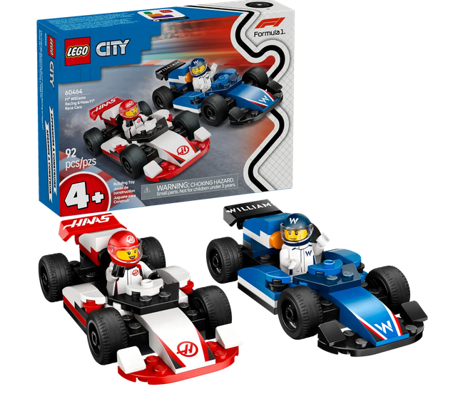 60464 F1® Williams Racing und Haas F1® Rennautos