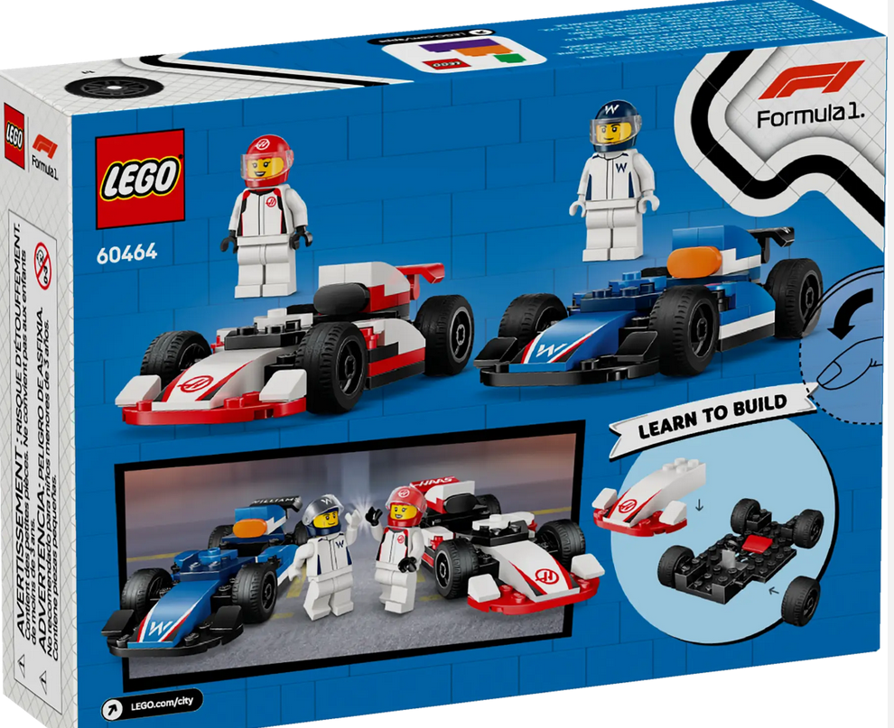 60464 F1® Williams Racing und Haas F1® Rennautos