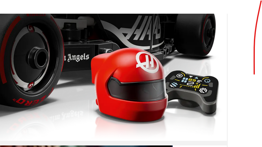 LEGO® Speed Champions MoneyGram Haas F1® Team VF-24 Rennauto  ".....Fahne hoch"