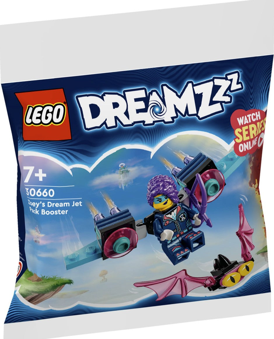 LEGO® DREAMZzz 30660 Zoeys Traumraketenrucksack & Z-Blobs und Bunchus Flucht vor der Spinne