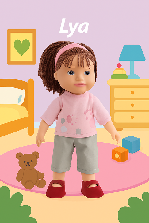 HABA Puppe Lya Fördert Fantasie, soziale Fähigkeiten und emotionale Entwicklung
