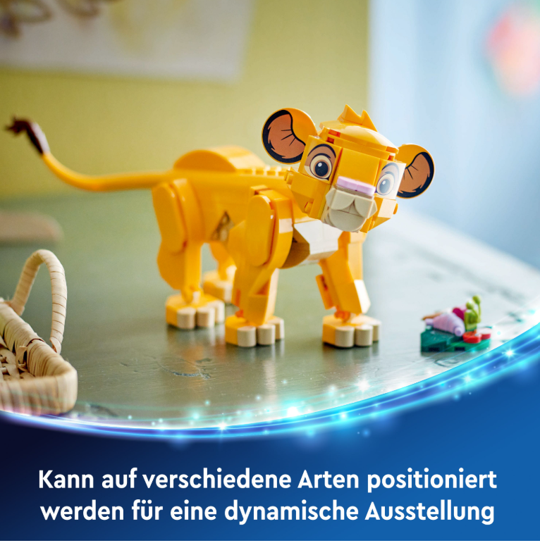 43243 LEGO® Disney  Simba, das Löwenjunge des Königs + Blatt + 4 Kriechtiere 4