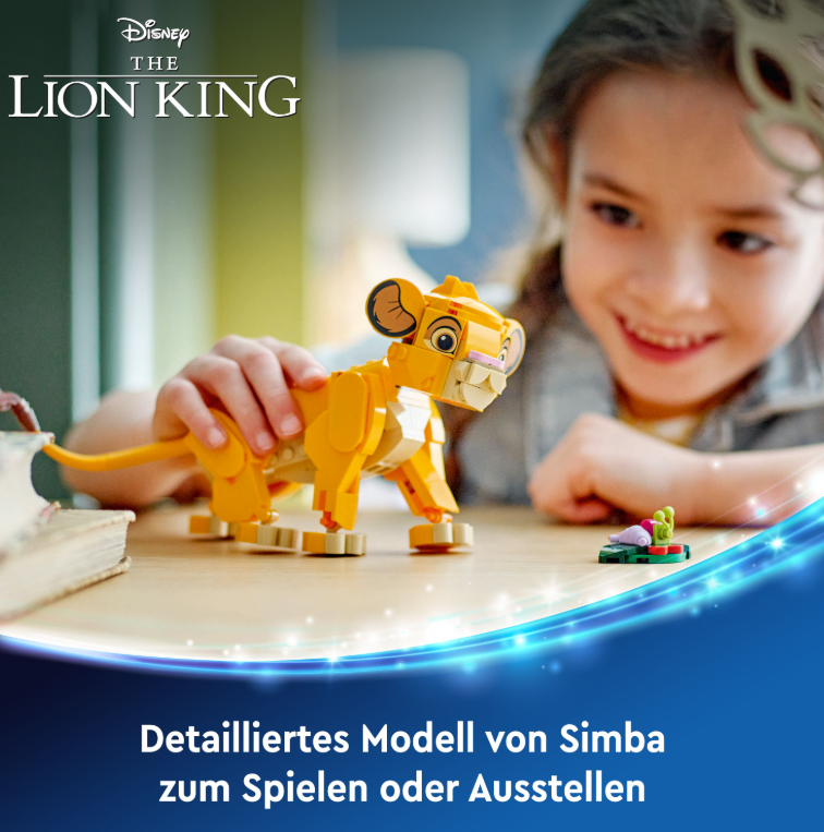 43243 LEGO® Disney  Simba, das Löwenjunge des Königs + Blatt + 4 Kriechtiere 4