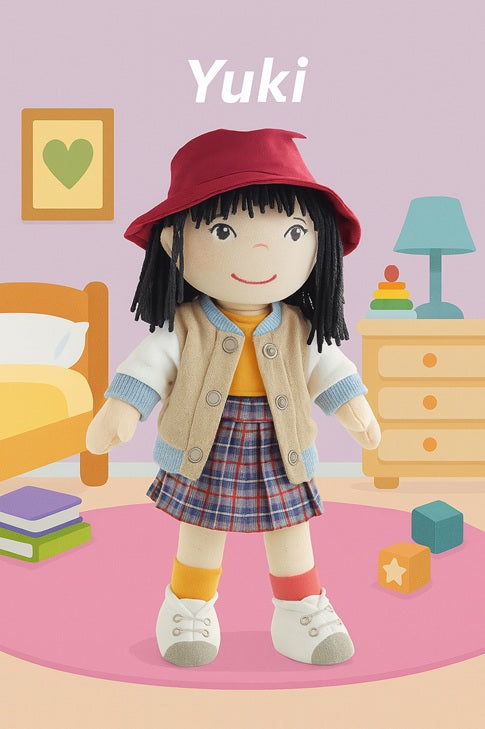 HABA Yuki Stoffpuppe - Die coolste Freundin im Kinderzimmer